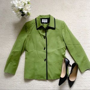 Kasper ASL petite green blazer
